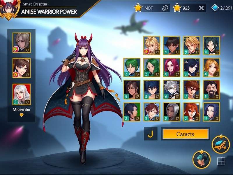 Anise Warrior Power Game Characters